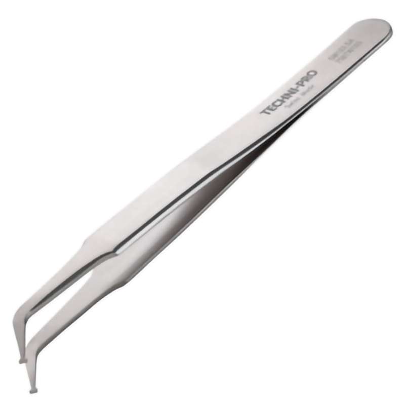 SMD Tweezers, Style SM103, Anti-Acid/Anti-Mag, SS, Bent, 4.5"